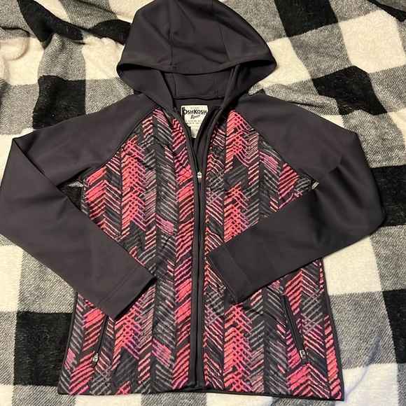 OshKosh B’gosh Hooded Light jacket / sweatshirt size 12 - Picture 1 of 16